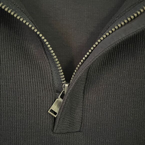 Cutter & Buck Black Pullover 1/4 Zip Supima Cotton in Size L - Picture 6 of 13